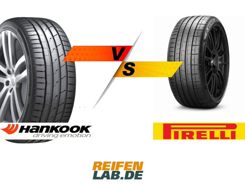 Vergleich: Hankook Ventus S1 evo3 K127 gegen Pirelli P ZERO