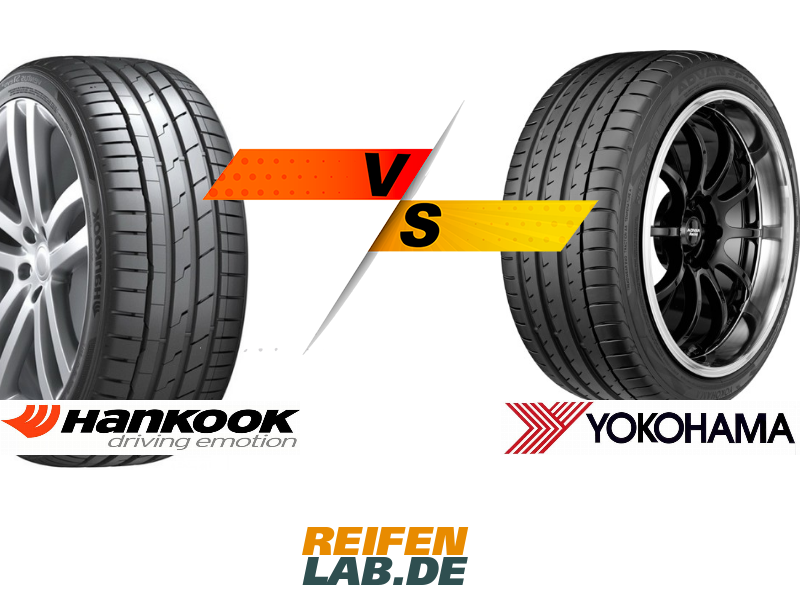 Vergleich: Hankook Ventus S1 Sport Yokohama K127 Advan gegen V105 evo3