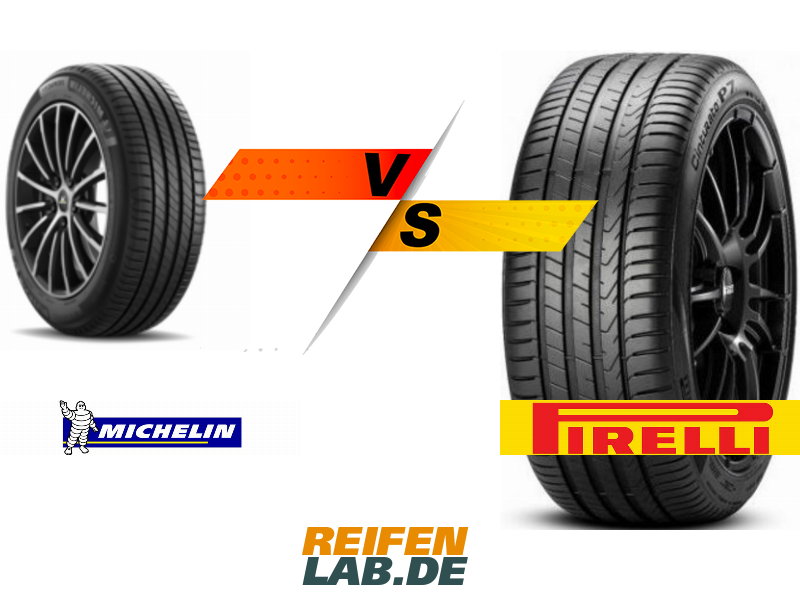 Vergleich: Michelin Primacy P7 4 Cinturato gegen Pirelli C2